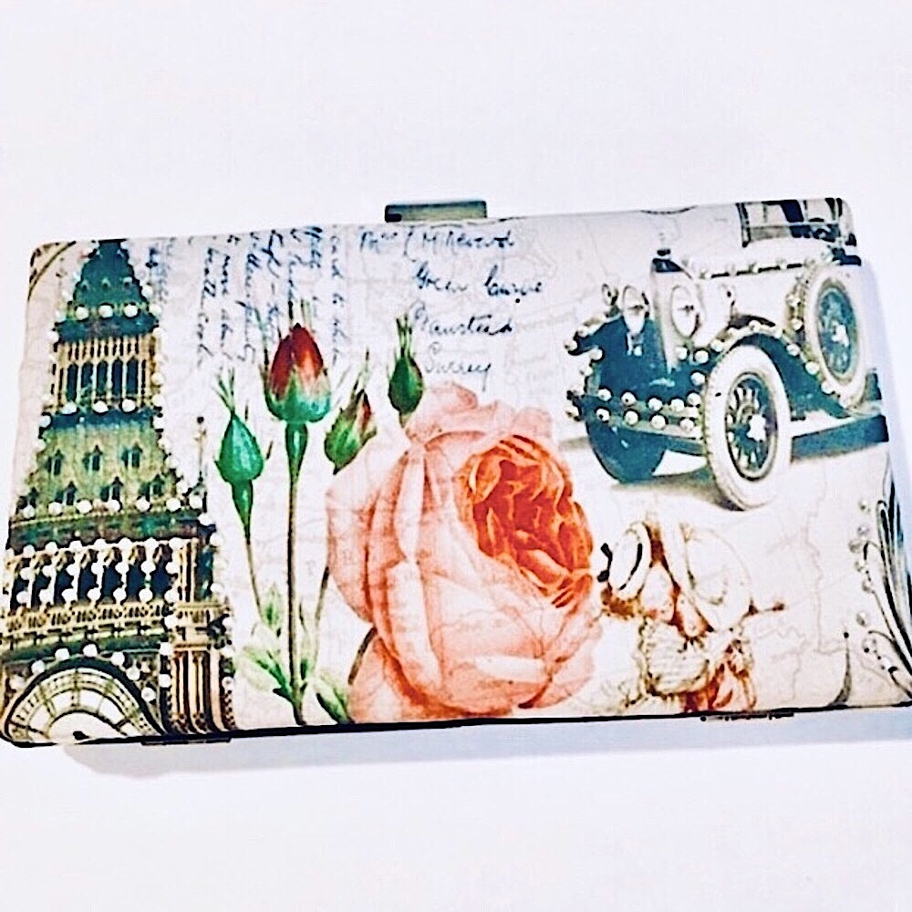 NWOT Box Clutch Era 1940s Paris